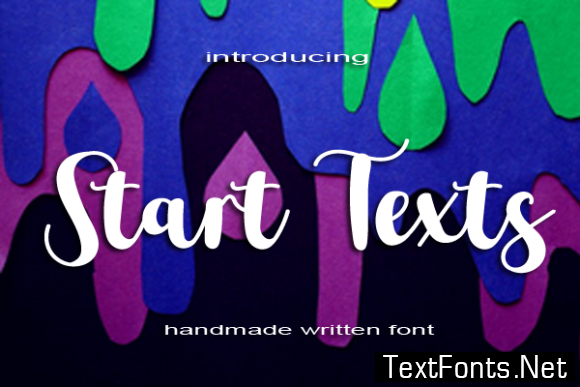 Start Texts Font