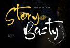 Story Basty Quirky Handwritten Font
