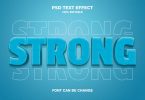 Strong 3d Text Effect K6AQWYB