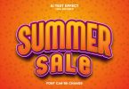 Summer Sale 3d Text Effect