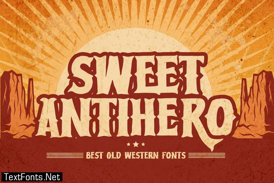 Sweet Antihero - Vintage western Font