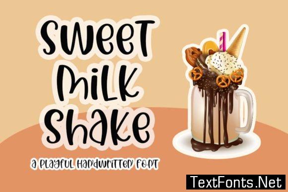 Sweet Milkshake Font