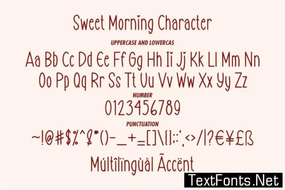 Sweet Morning Font