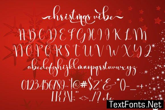 The Christmas Vibe Font