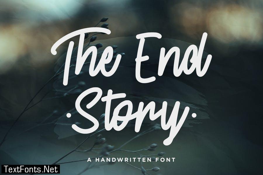 The End Story – Handwritten Font