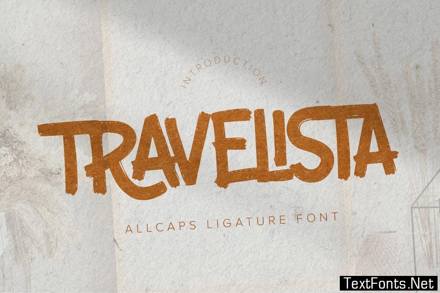 Travelista - All Caps Ligature Font