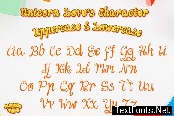 Unicorn Love Font