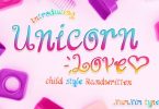 Unicorn Love Font
