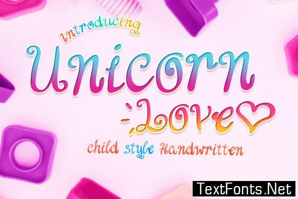 Unicorn Love Font