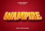 Vampire 3d Text Effect