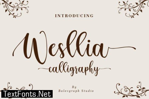Wesllia Font