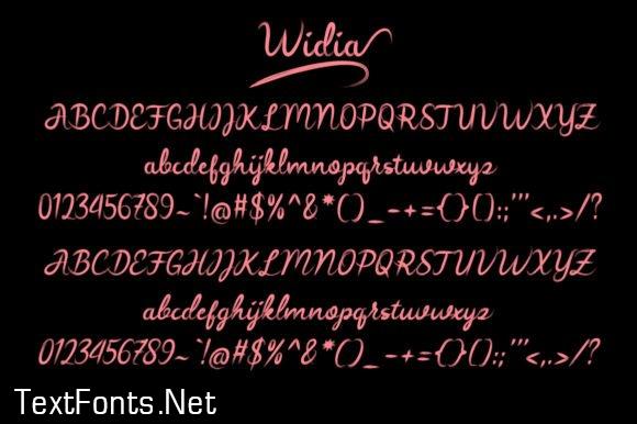 Widia Font