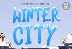 Winter City - Kids font