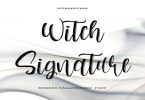 Witch Signature Font