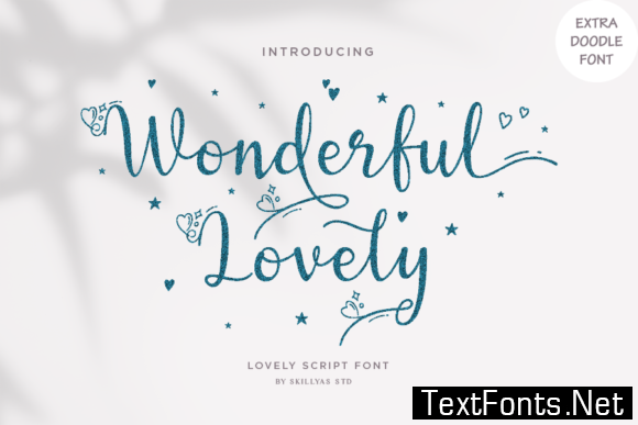 Wonderful Lovely Font