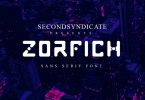Zorfich - Cyberpunk Display Font