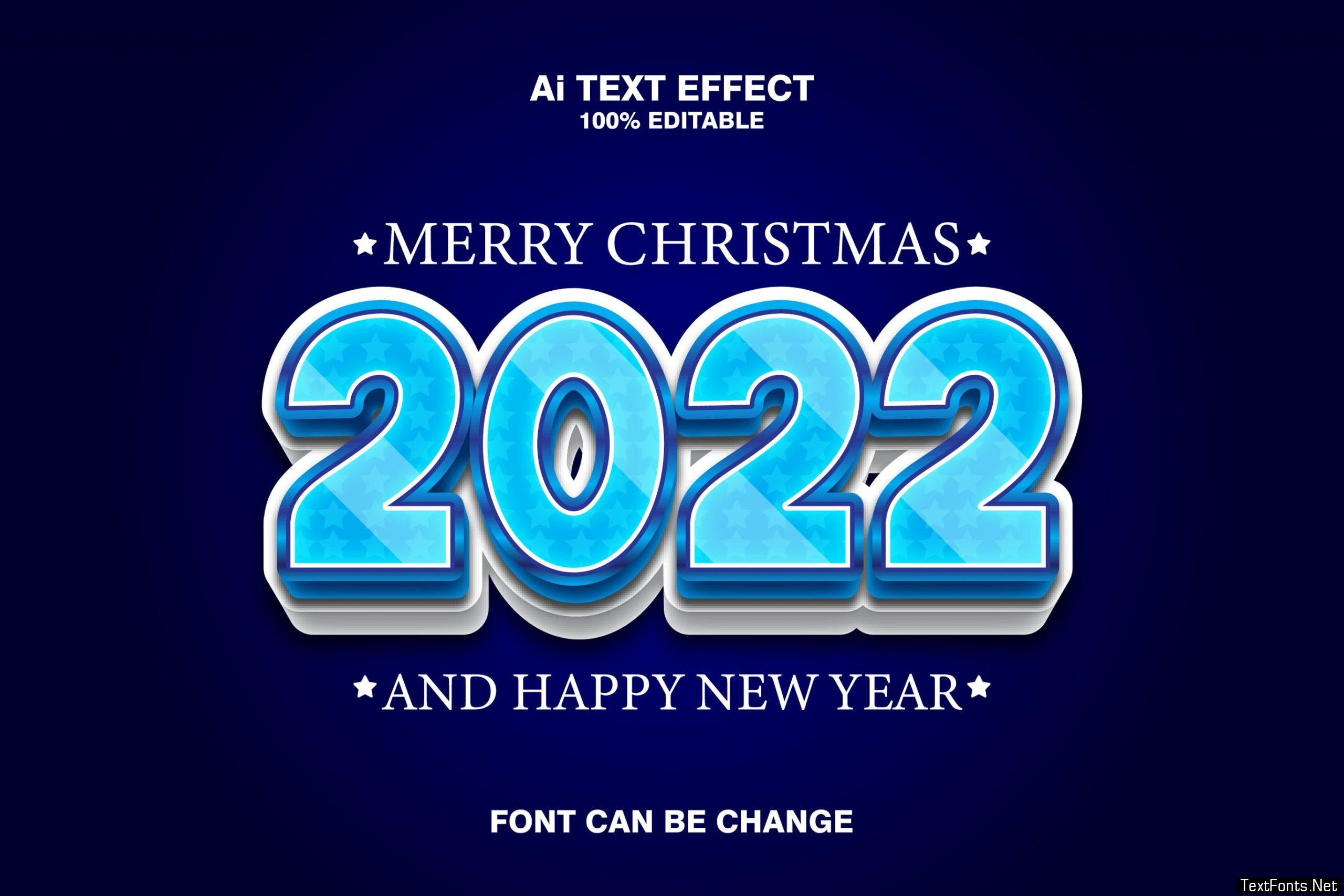 2022 3d Text Effect WBBF58E