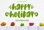 AM Happy Holiday - Cute Display