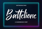 Battelione - Brush Font