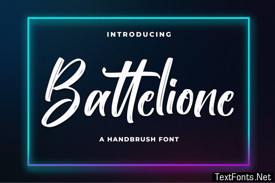 Battelione - Brush Font