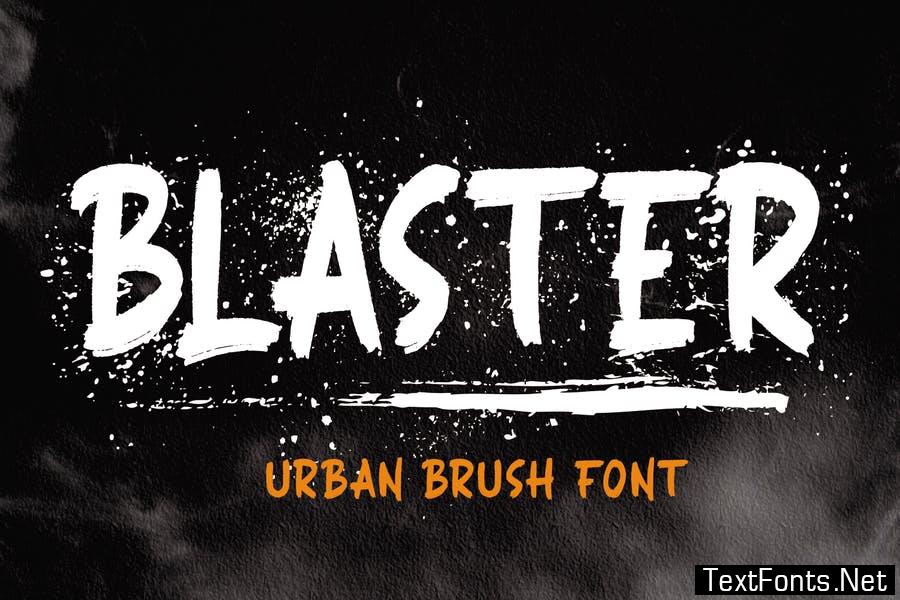 Blaster - Urban Brush Font