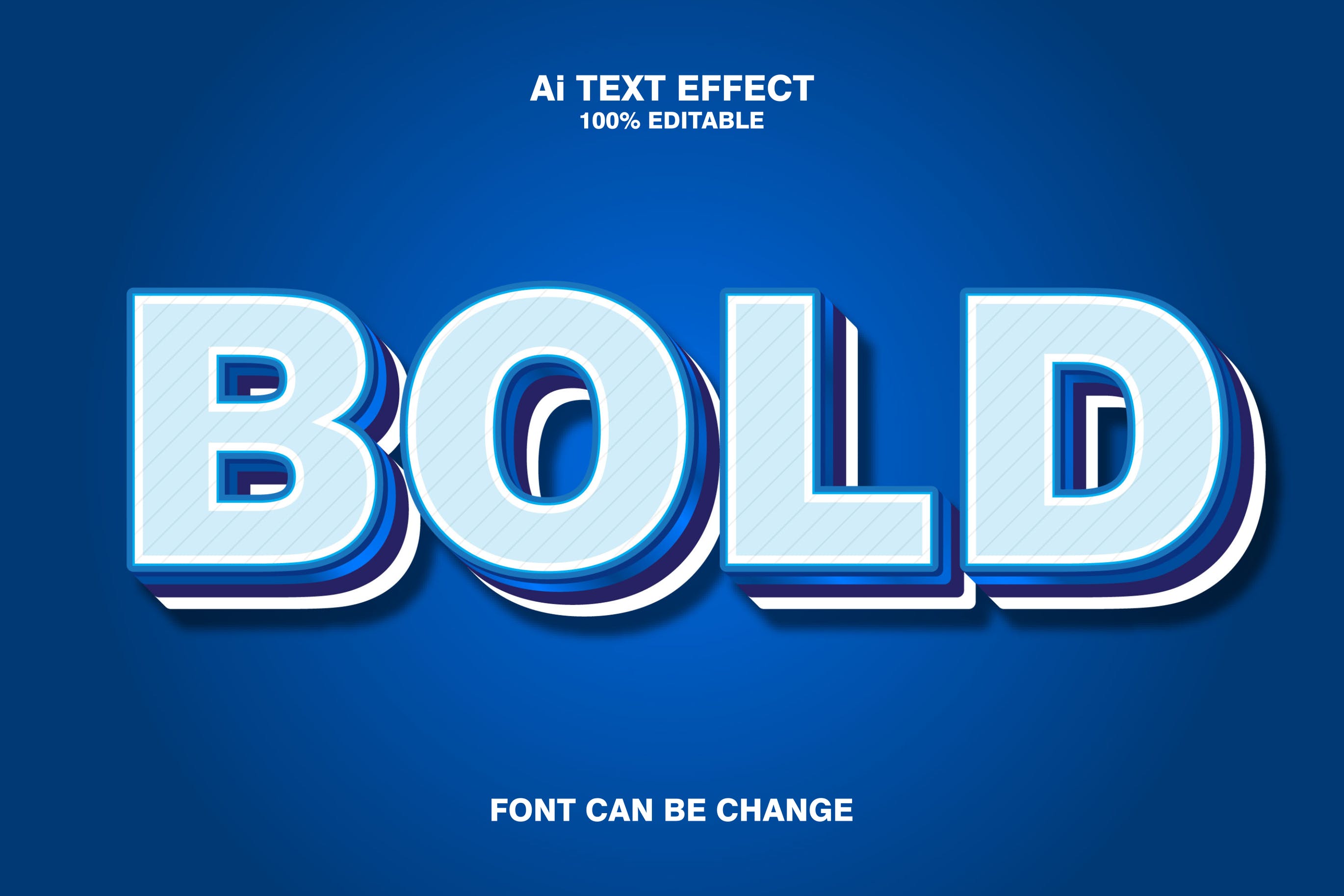 Bold 3d Text Effect 9VHLVSD