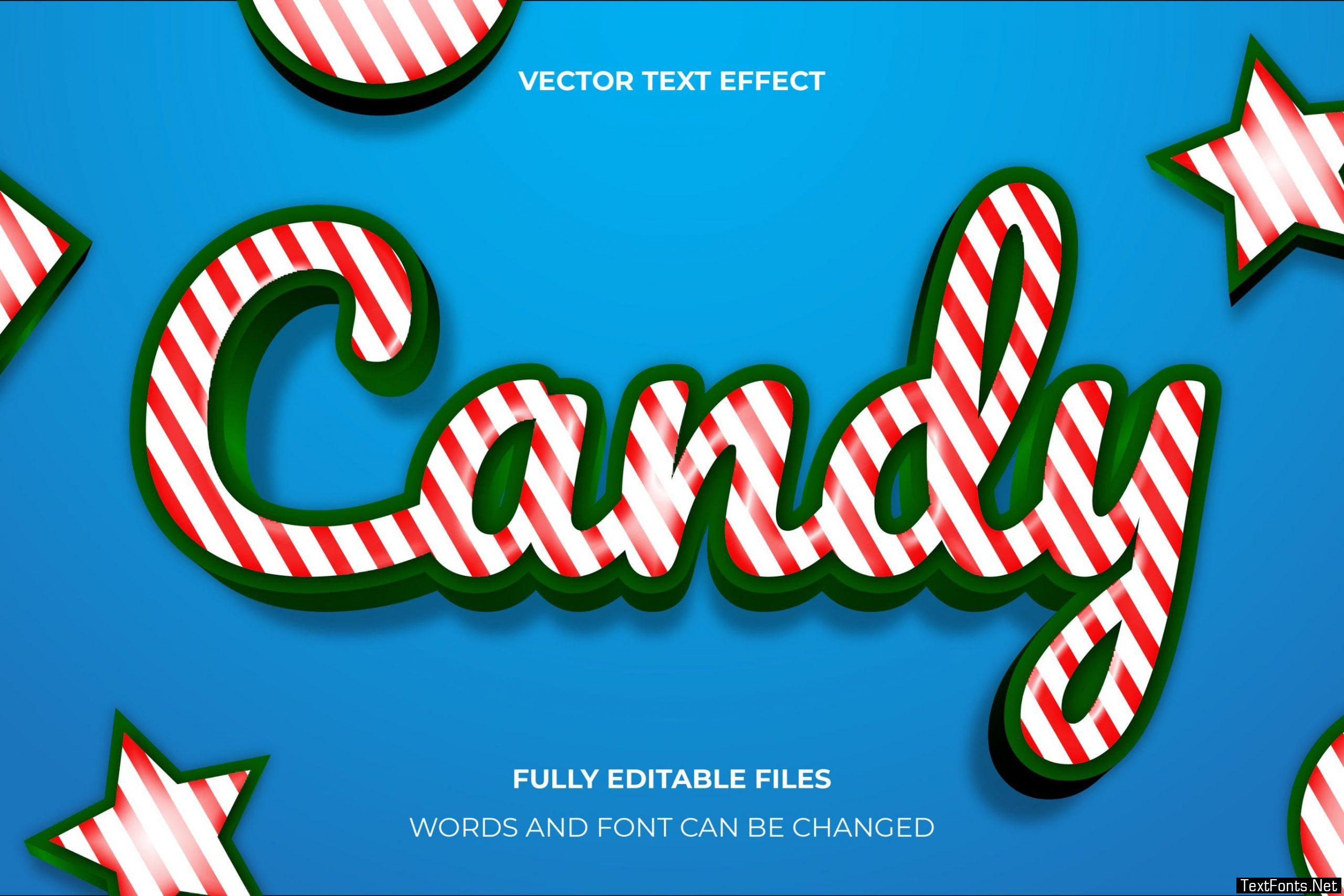 Candy 3d Text Effect HMSMVXN