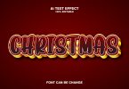 Christmas 3d Text Effect