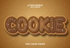 Cookie 3d Text Effect