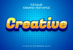 Creative Editable Text Effect, Font Style
