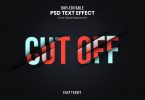 Cut Off-Text Effect