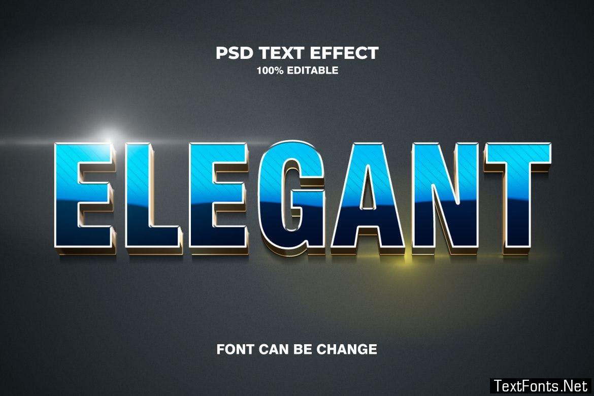 Elegant 3d Text Effect