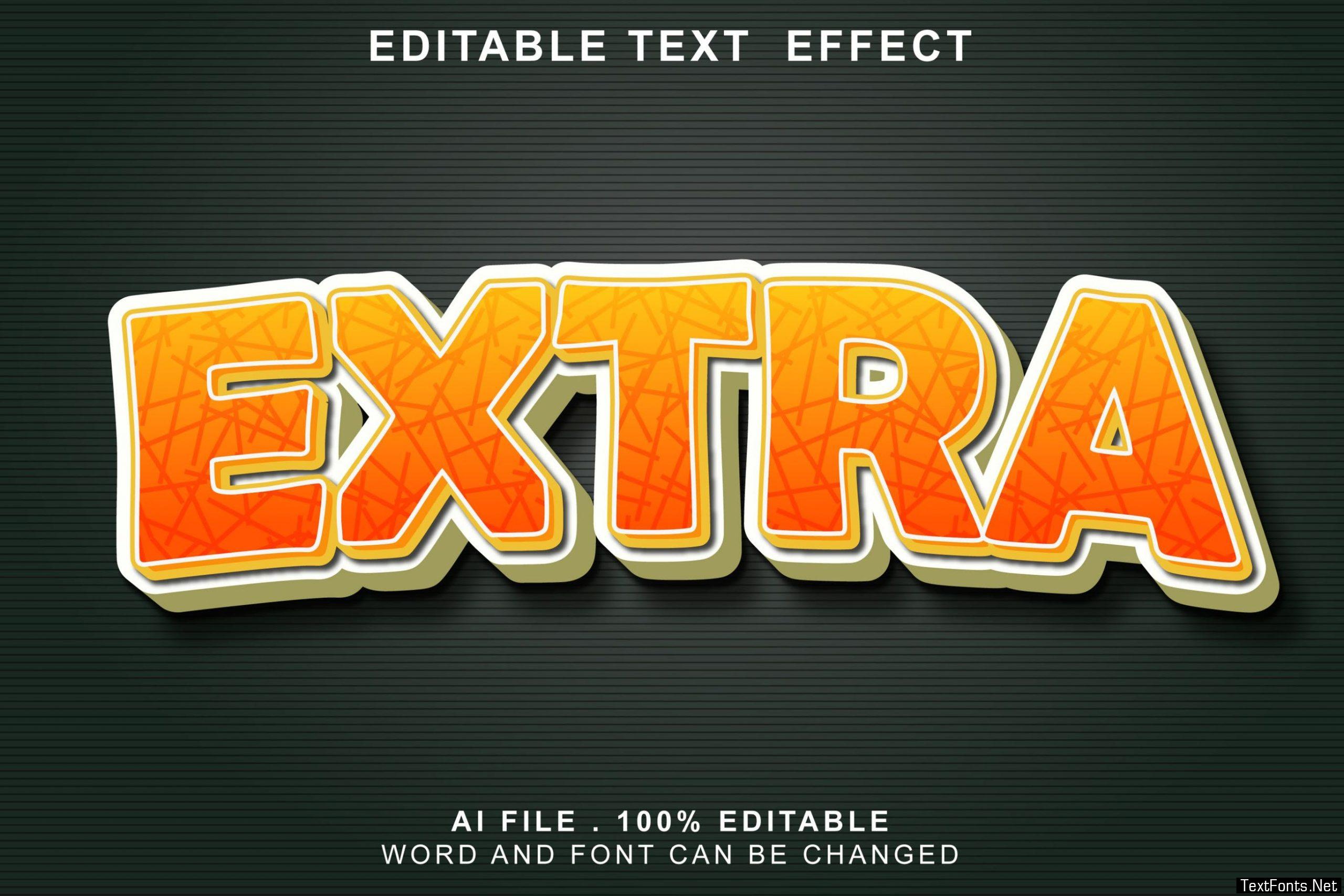 extra 3d text effects