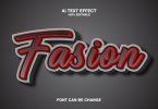 Fasion 3d Text Effect
