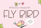 Fly Bird - Cute Display Font