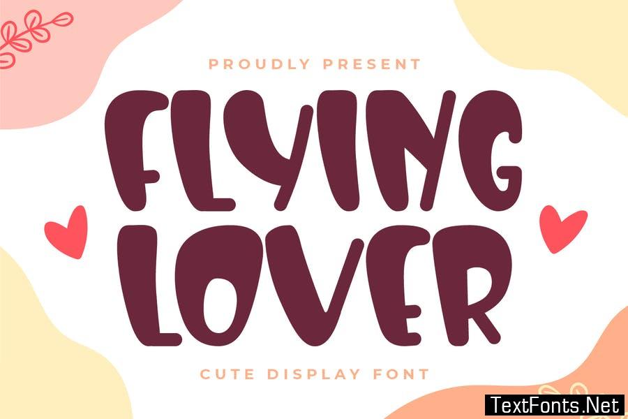 Flying Lover - Cute Display Font