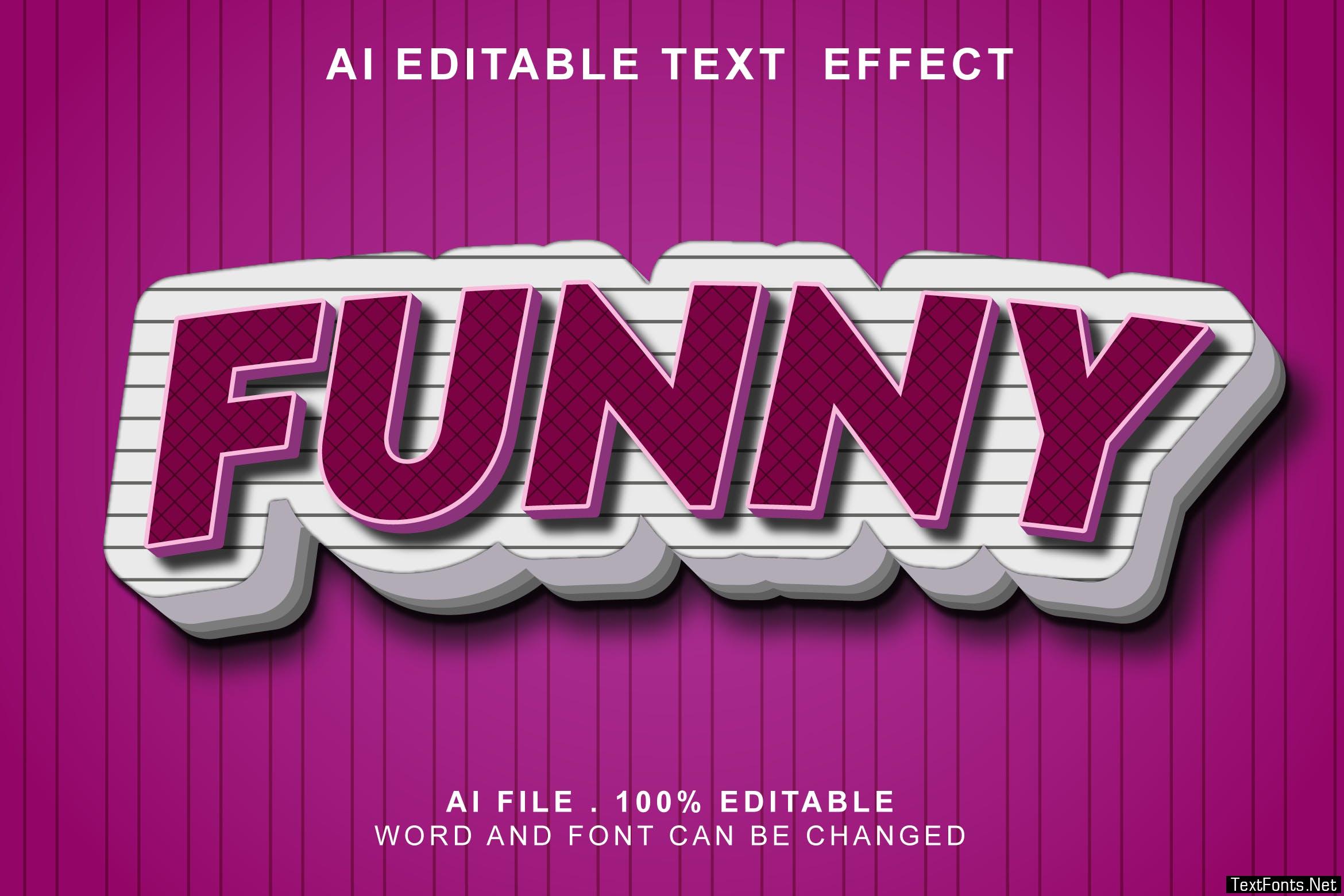 Funny 3d Text Effect