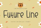 Future Line - Cute Handwritten Font