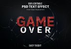 Game Over-Text Effect