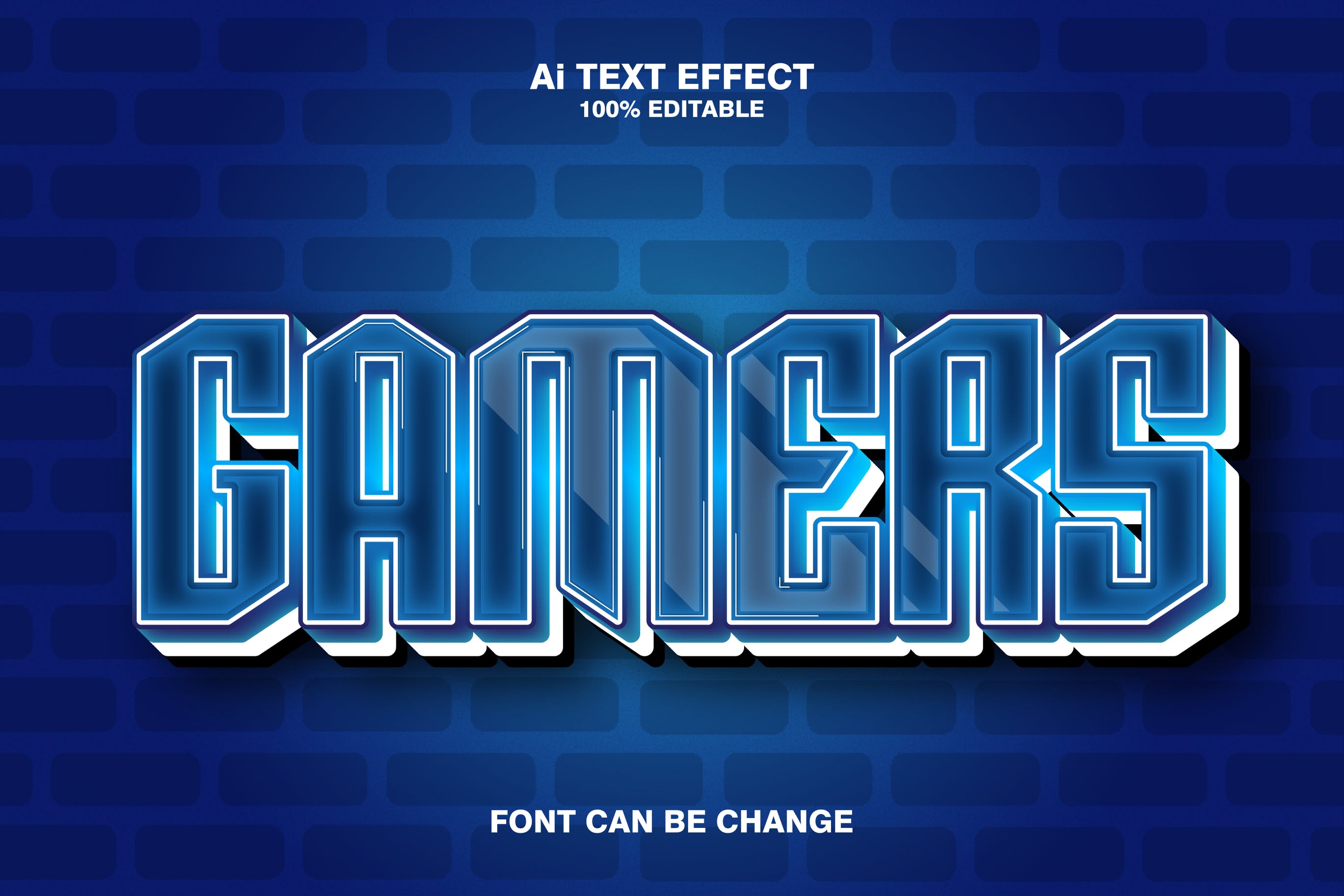 Gamers 3d Text Effect