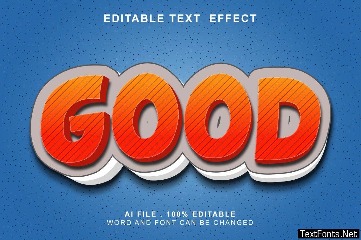 Good 3d Text Effect