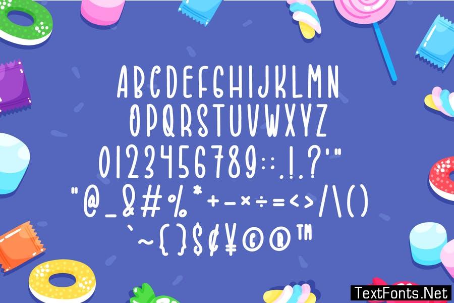 Happy Candy - Cute Display Font