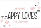 Happy Loves - Cute Handwritten Font