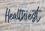 Healthiest -Natural Handwritten Script Font