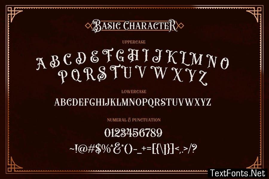 Hero Beam Typeface Font