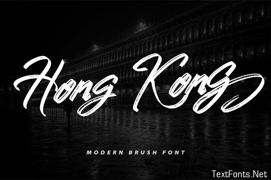 Hong Kong Script Brush Font