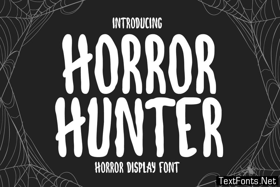 Horror Hunter - Handwritten Display Font