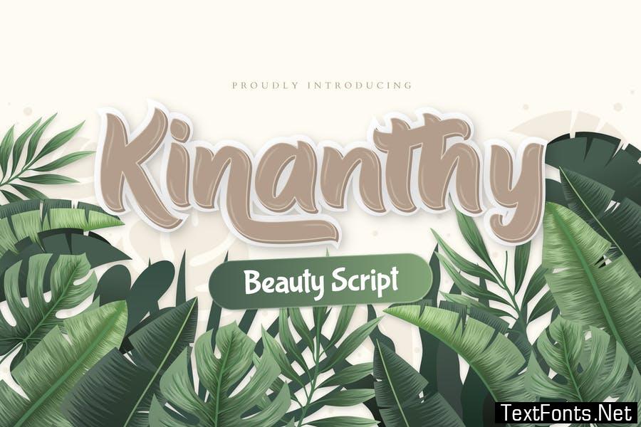 Kinanthy Beauty Business Font