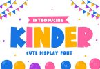 Kinder - Bold Handwritten Display Font