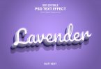 Lavender-Text Effect